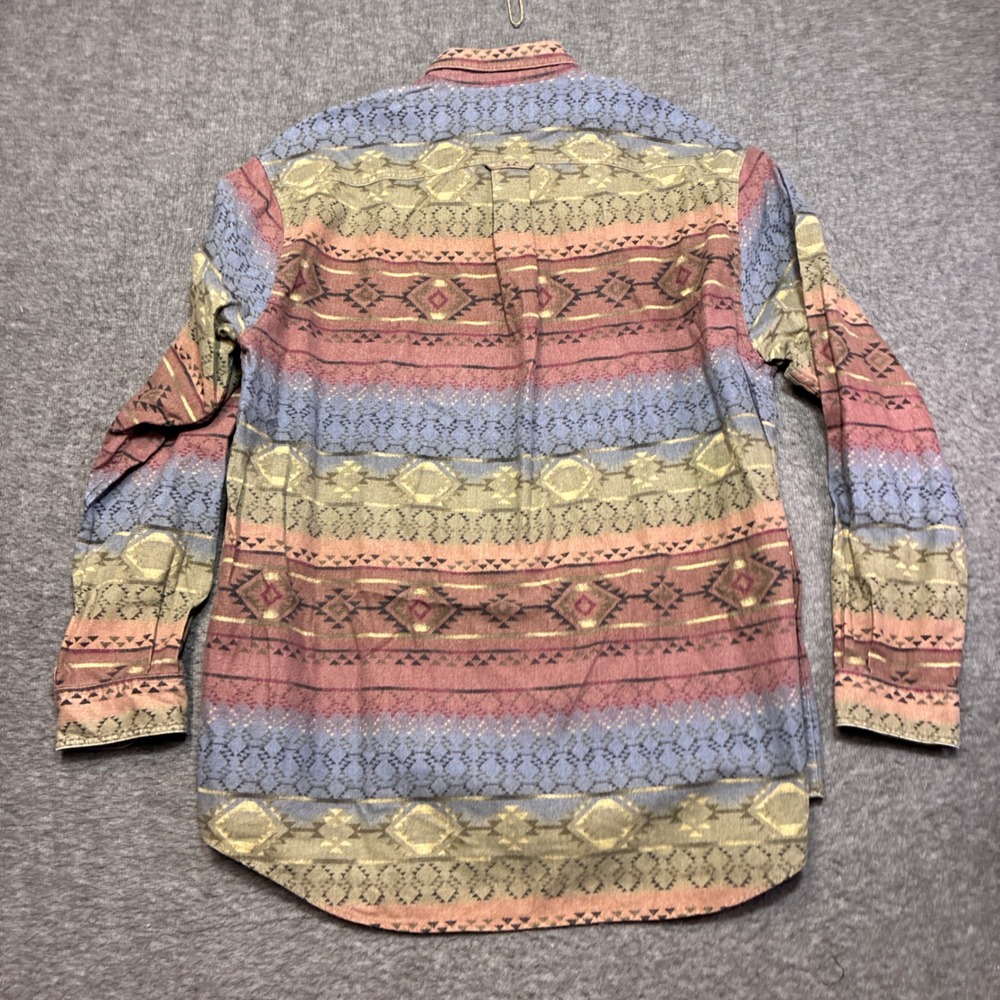 Cabela's Southwestern Button‎ Down Shirt Mens Large Multicolor Aztec Geometric - Picture 4 of 8